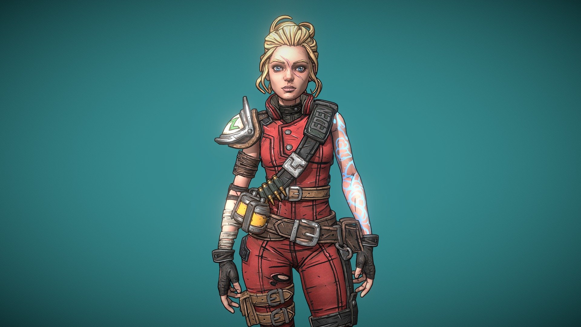 Borderlands Fanart 3d model