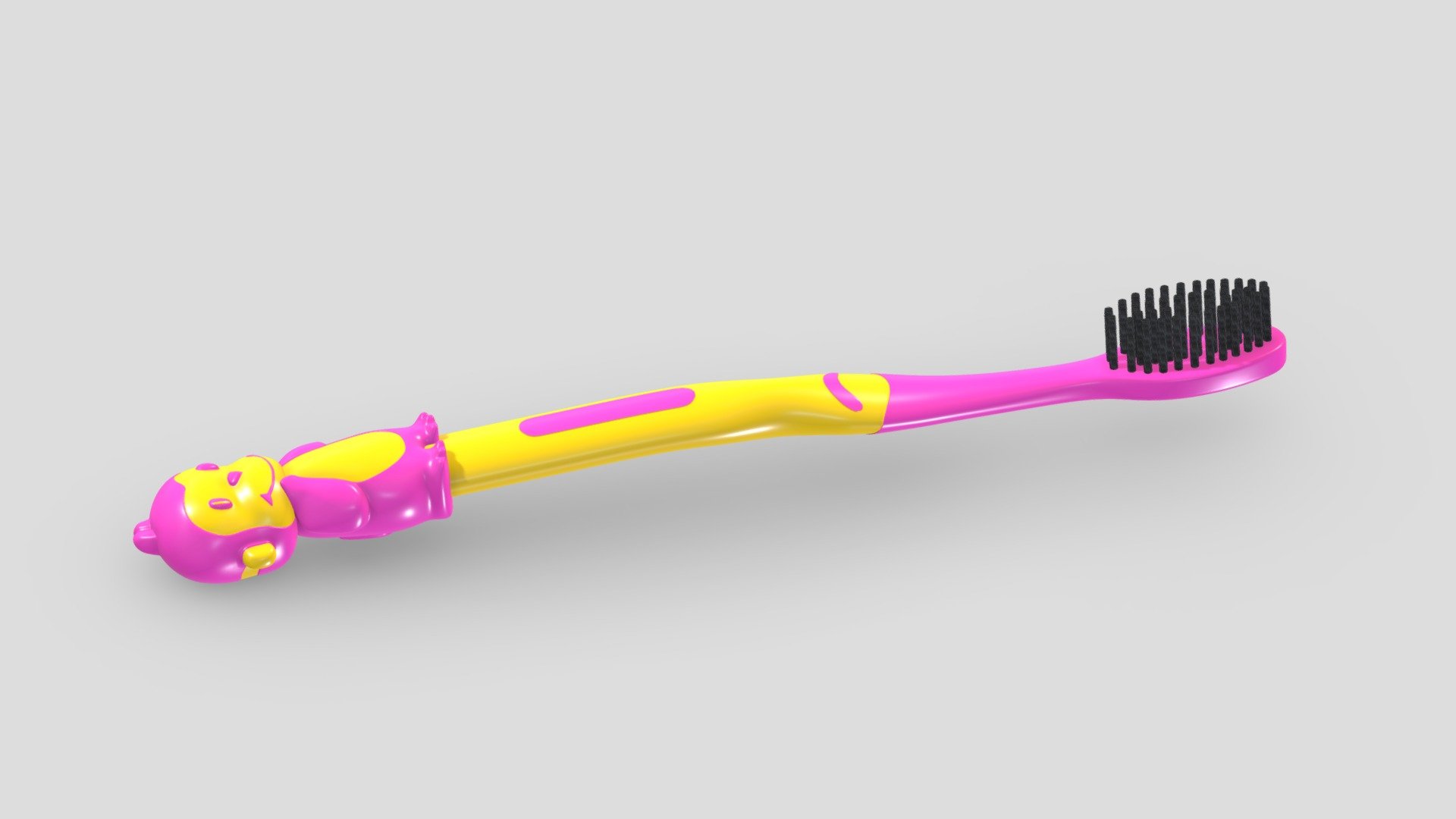 Monkey Toothbrush 3d model