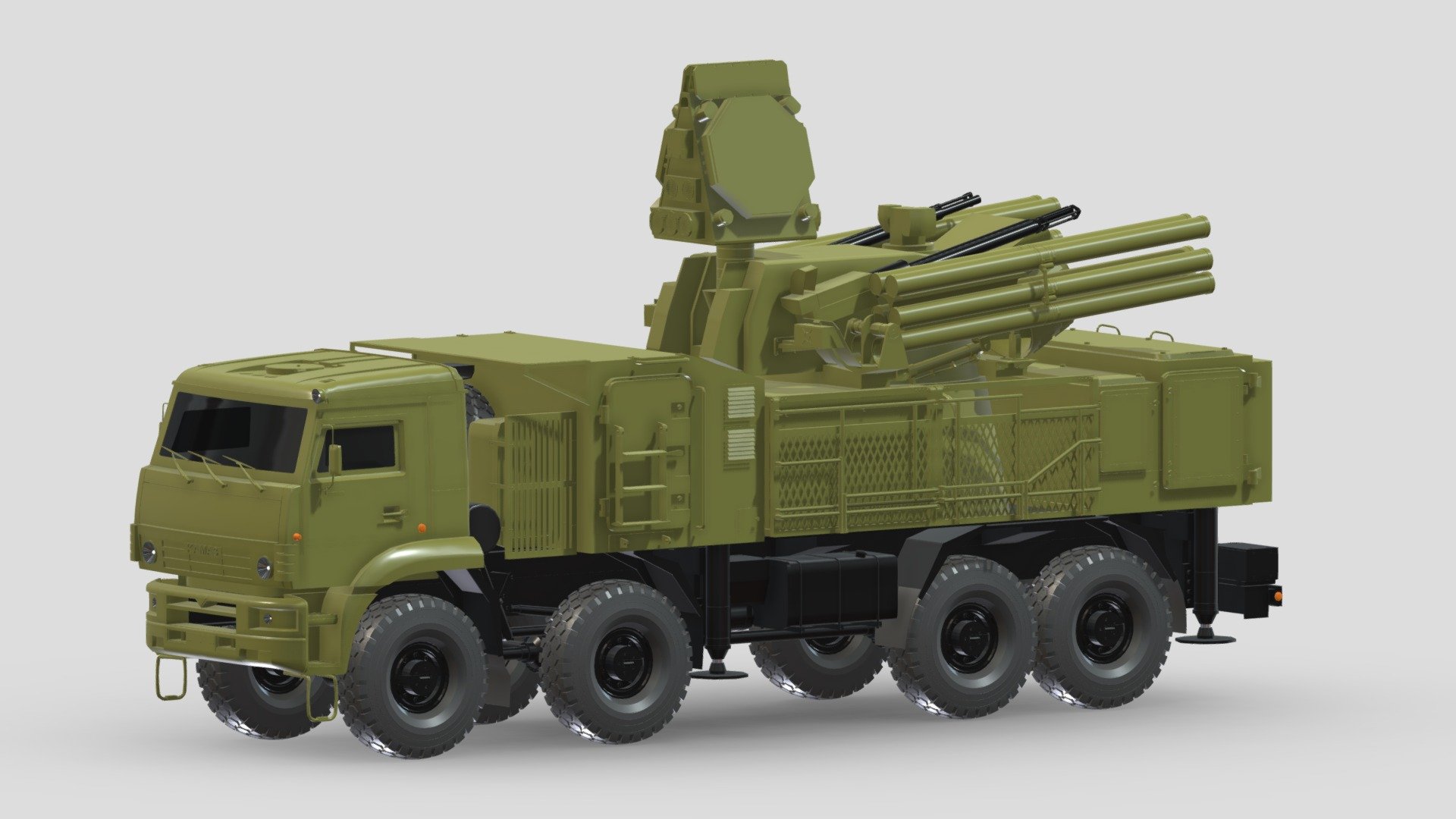 SAM Pantsir S1 SA-22 3d model