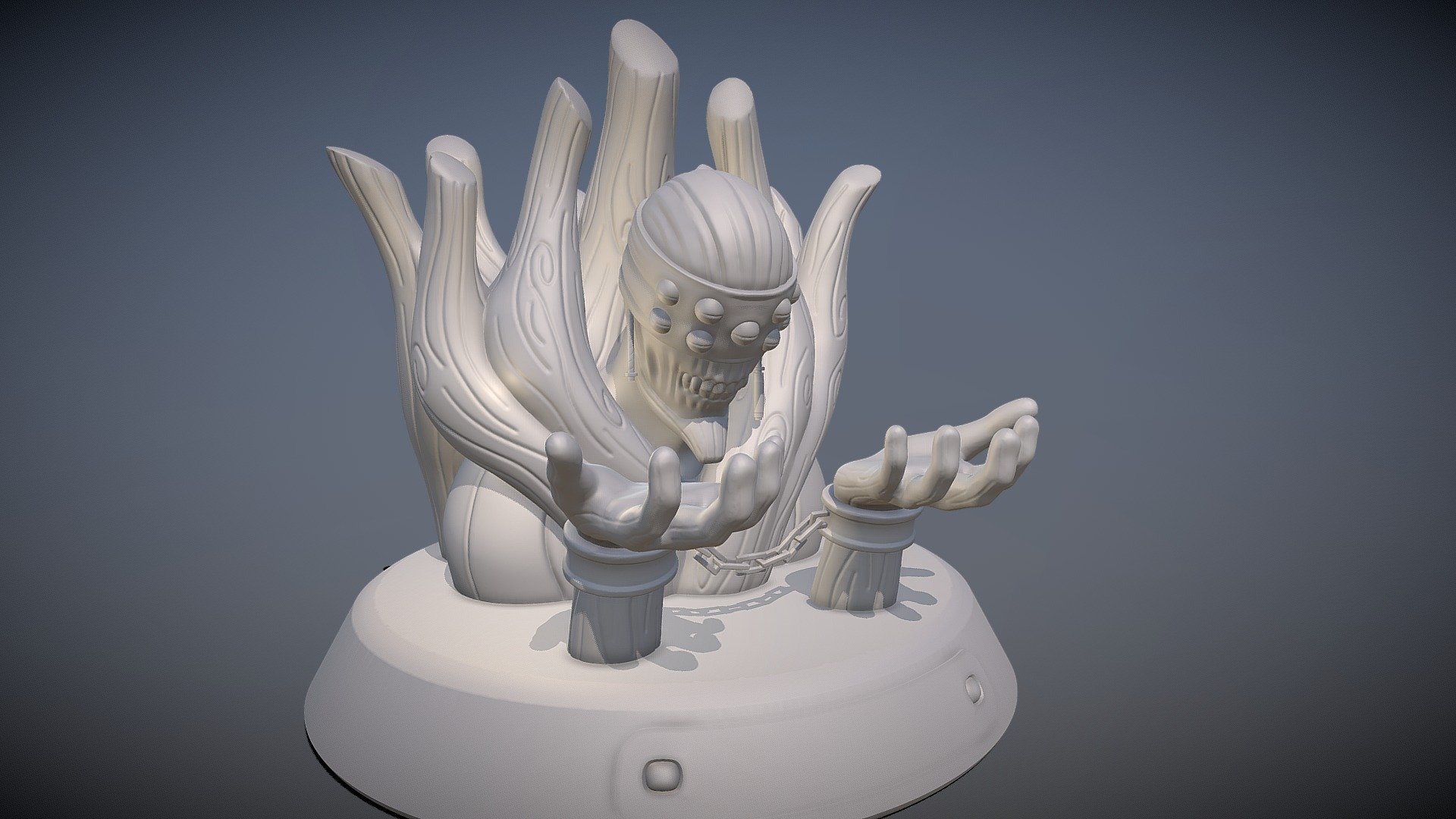 Gedo Statue 3d model