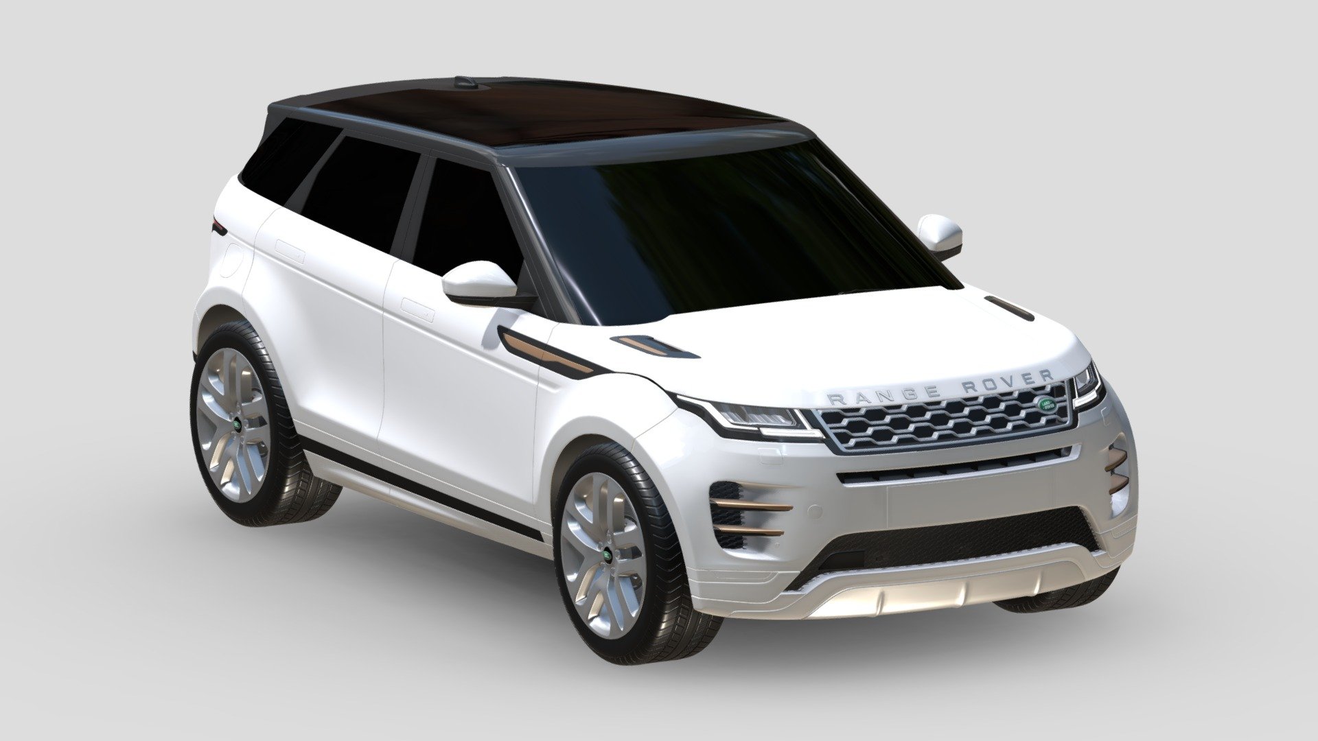 2020 Land Rover Range Rover Evoque 3d model