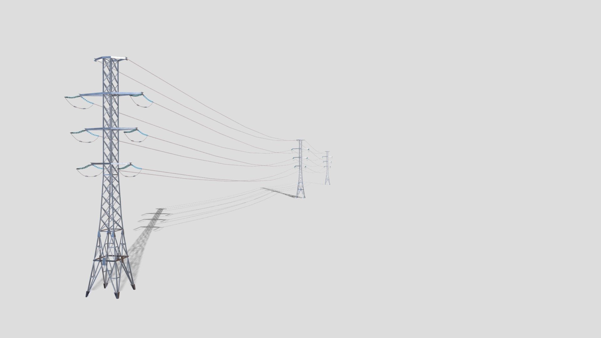 Electricity Pole 26 3d model