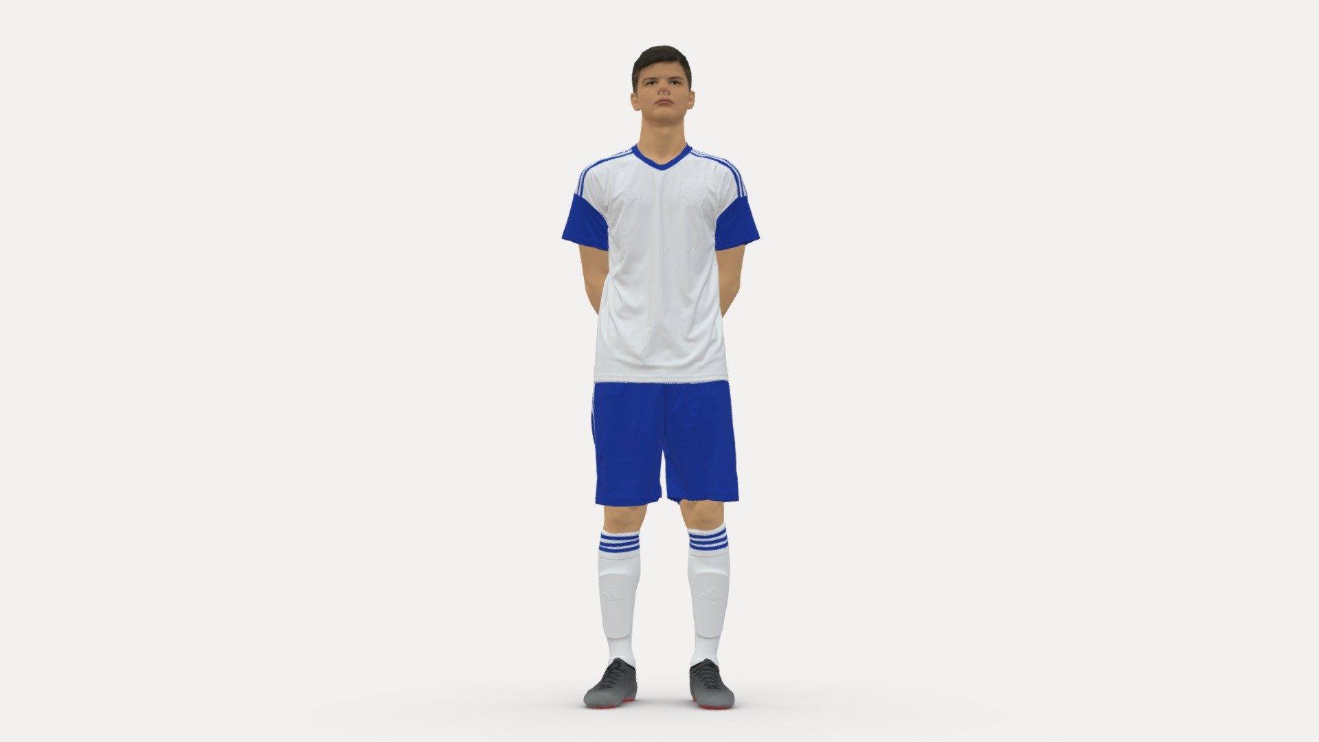 Soccer player 1114-5 3d model