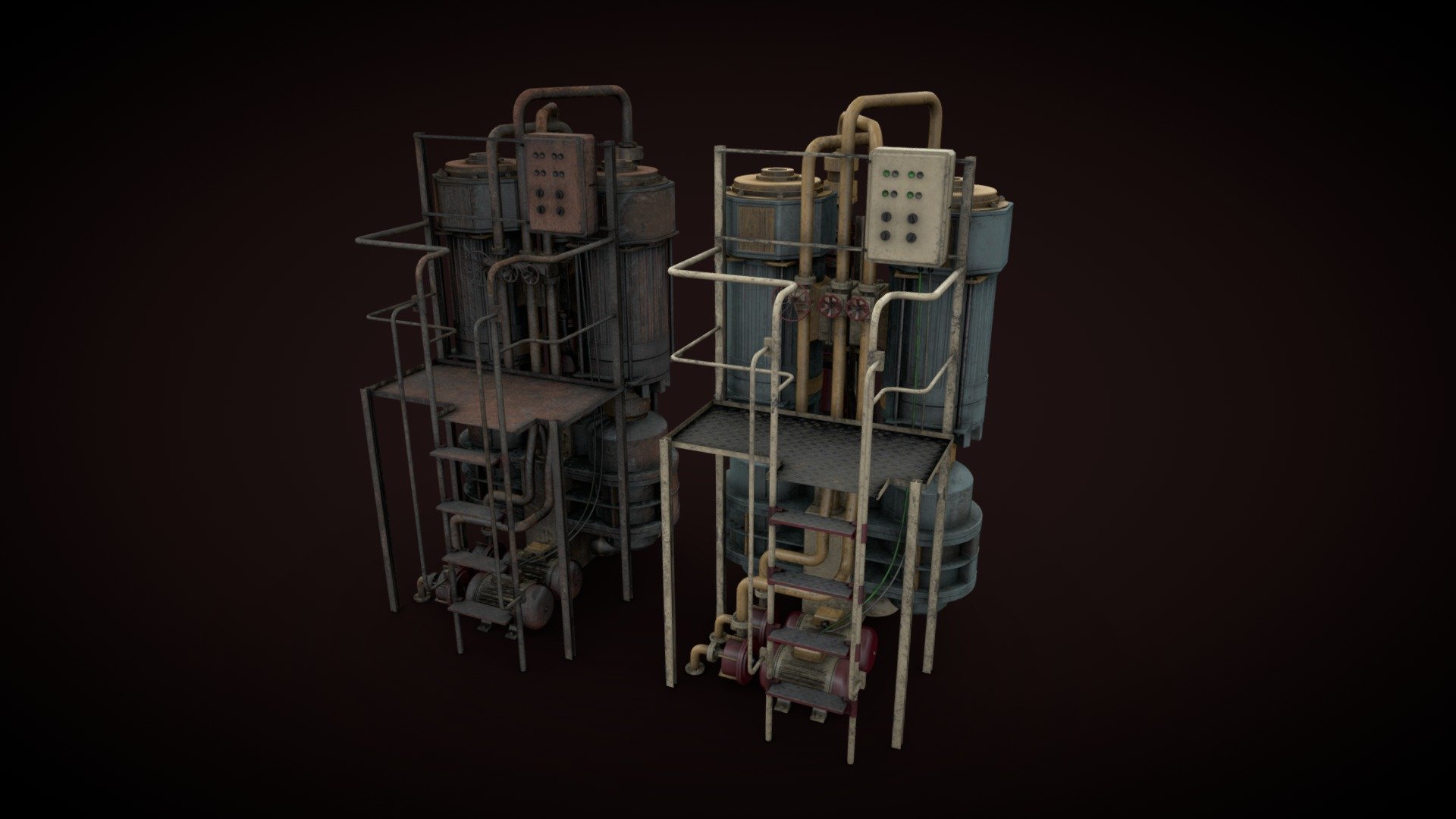 Machinery device 3d model