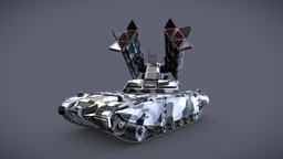 Sci-Fi Missile launcher Tank