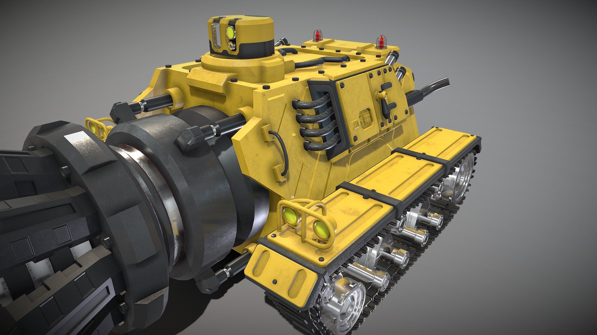 Drilldozer fanart 3d model