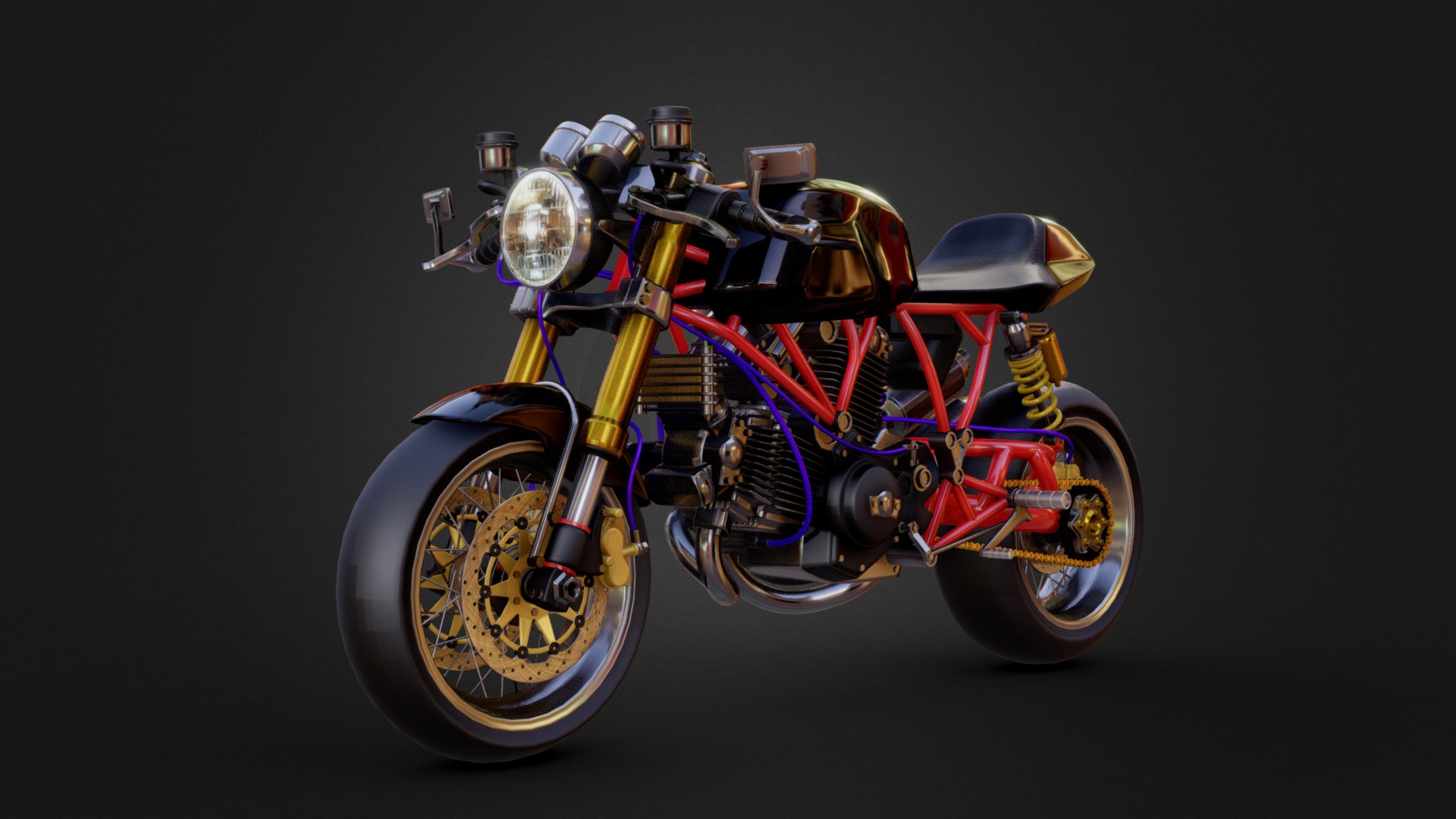 DUCATI Sport 1000s 3d model