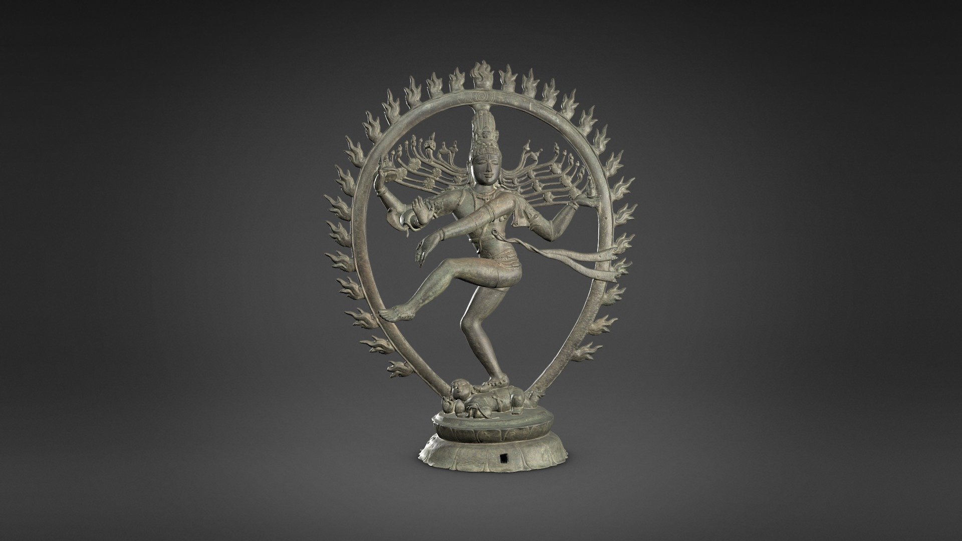 Siva Natarâja, roi de la danse 3d model