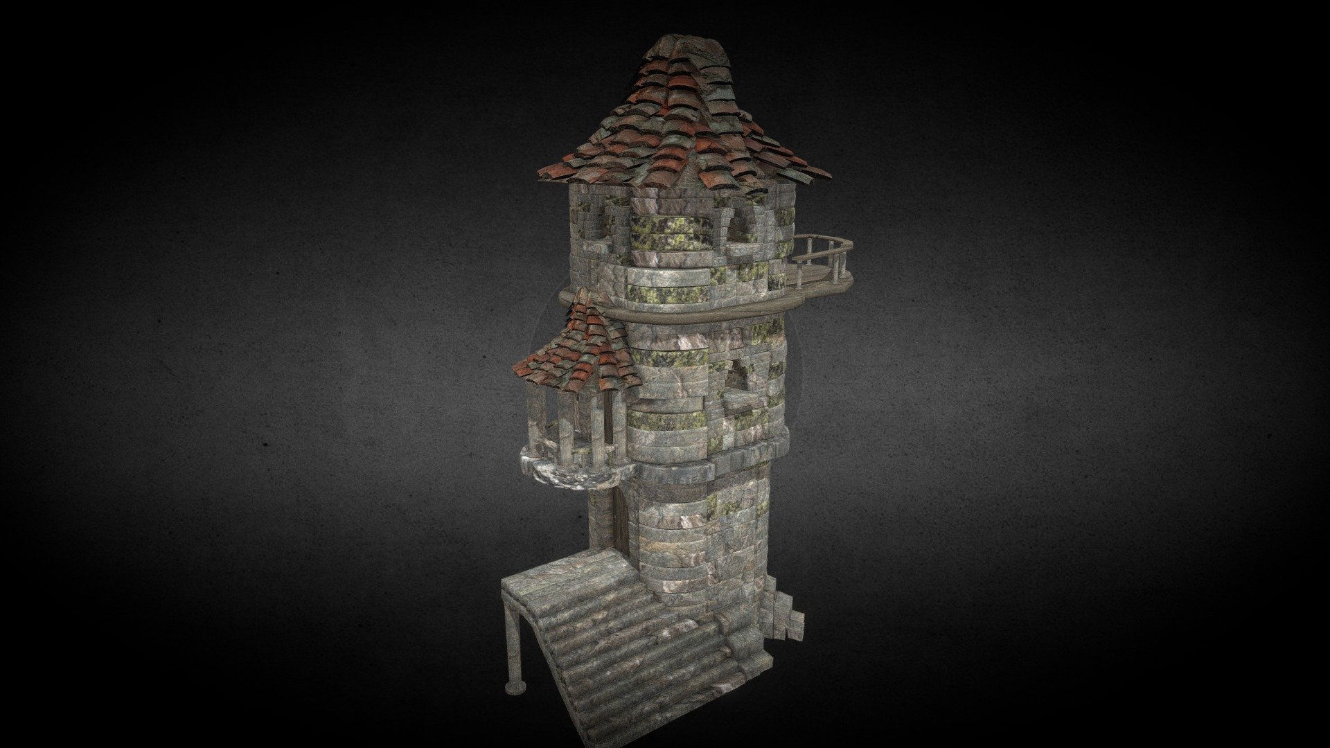 medieval tower 3d model