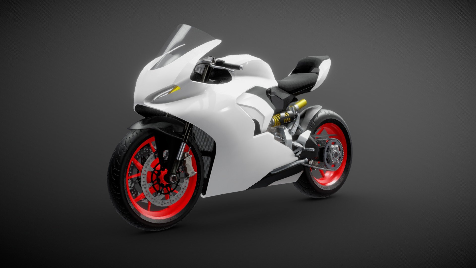 Motorcycle Pro 3d model