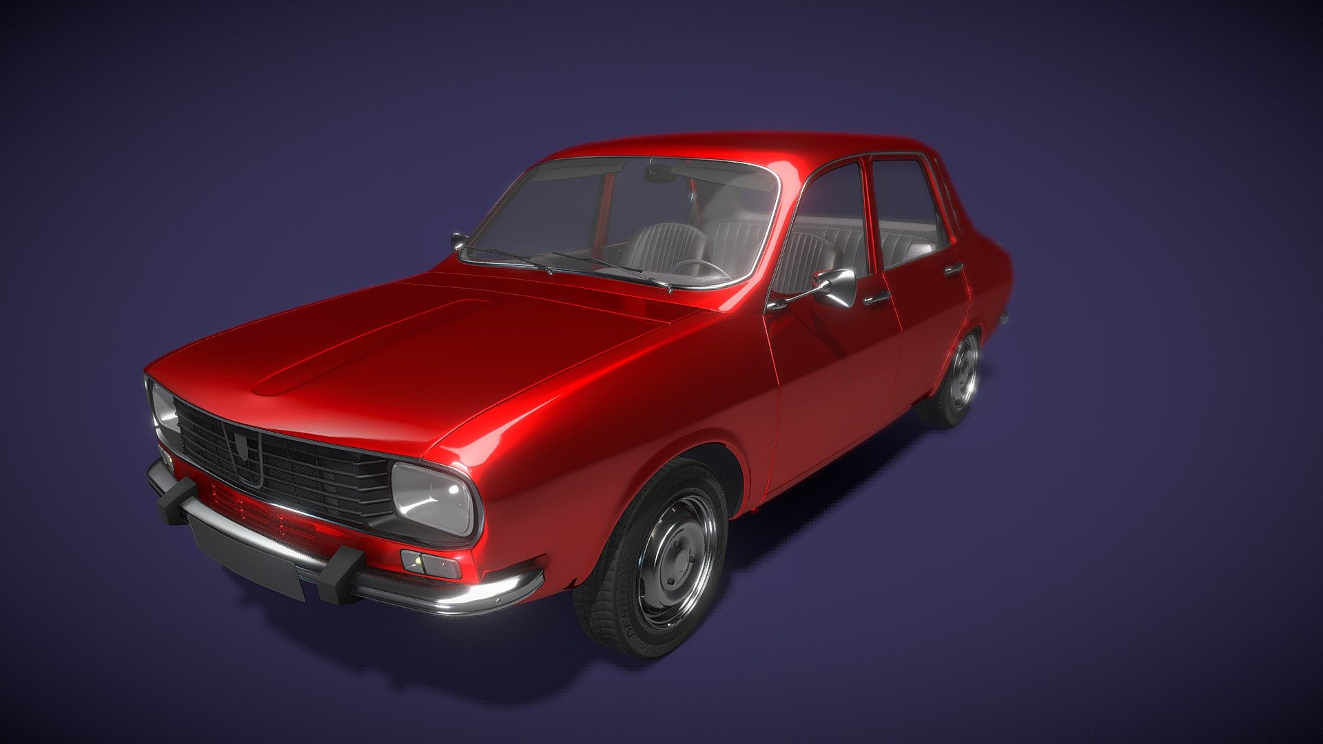 Dacia 1300 HighPoly Model 3d model