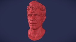 Old Man Head Sculpt