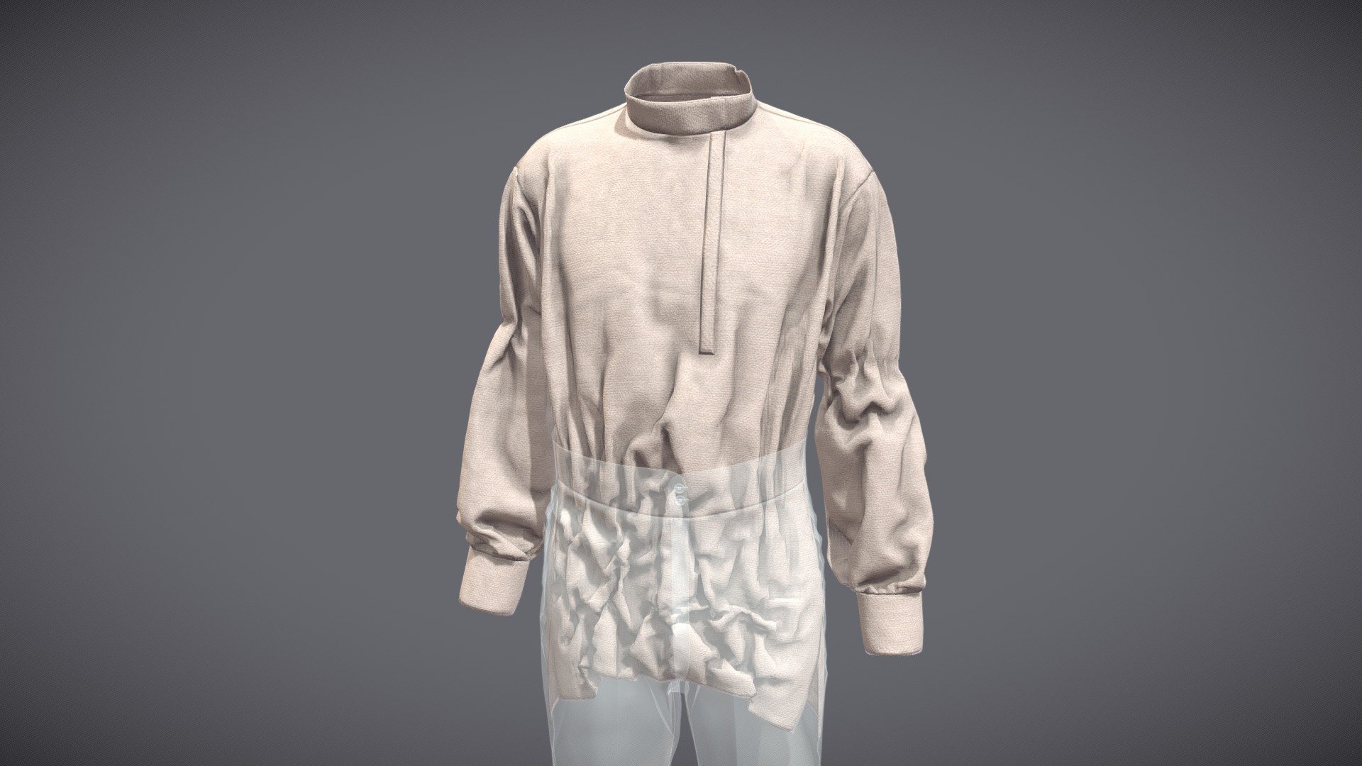 1861 Shirt 3d model