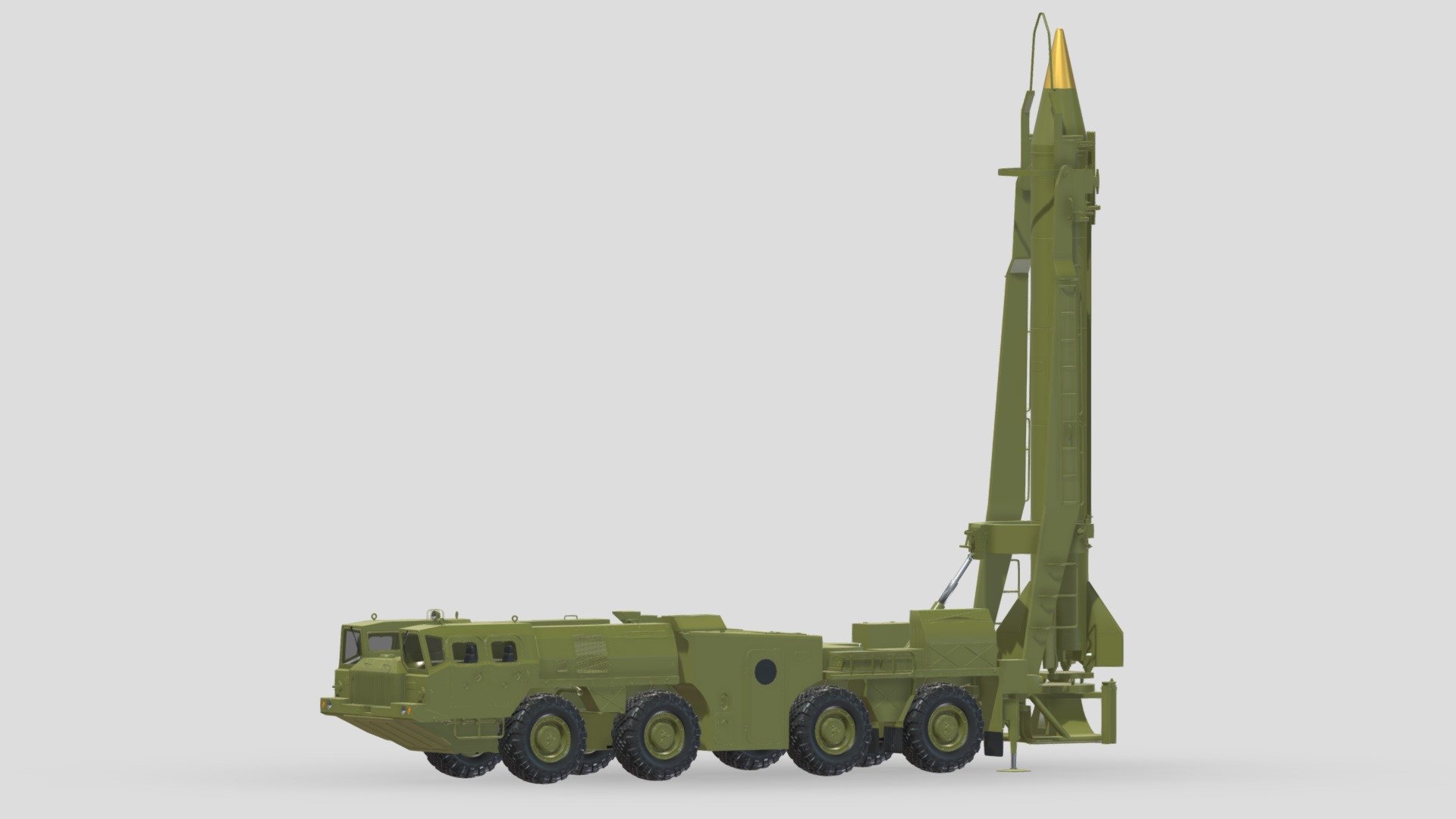 Scud Missile 3d model