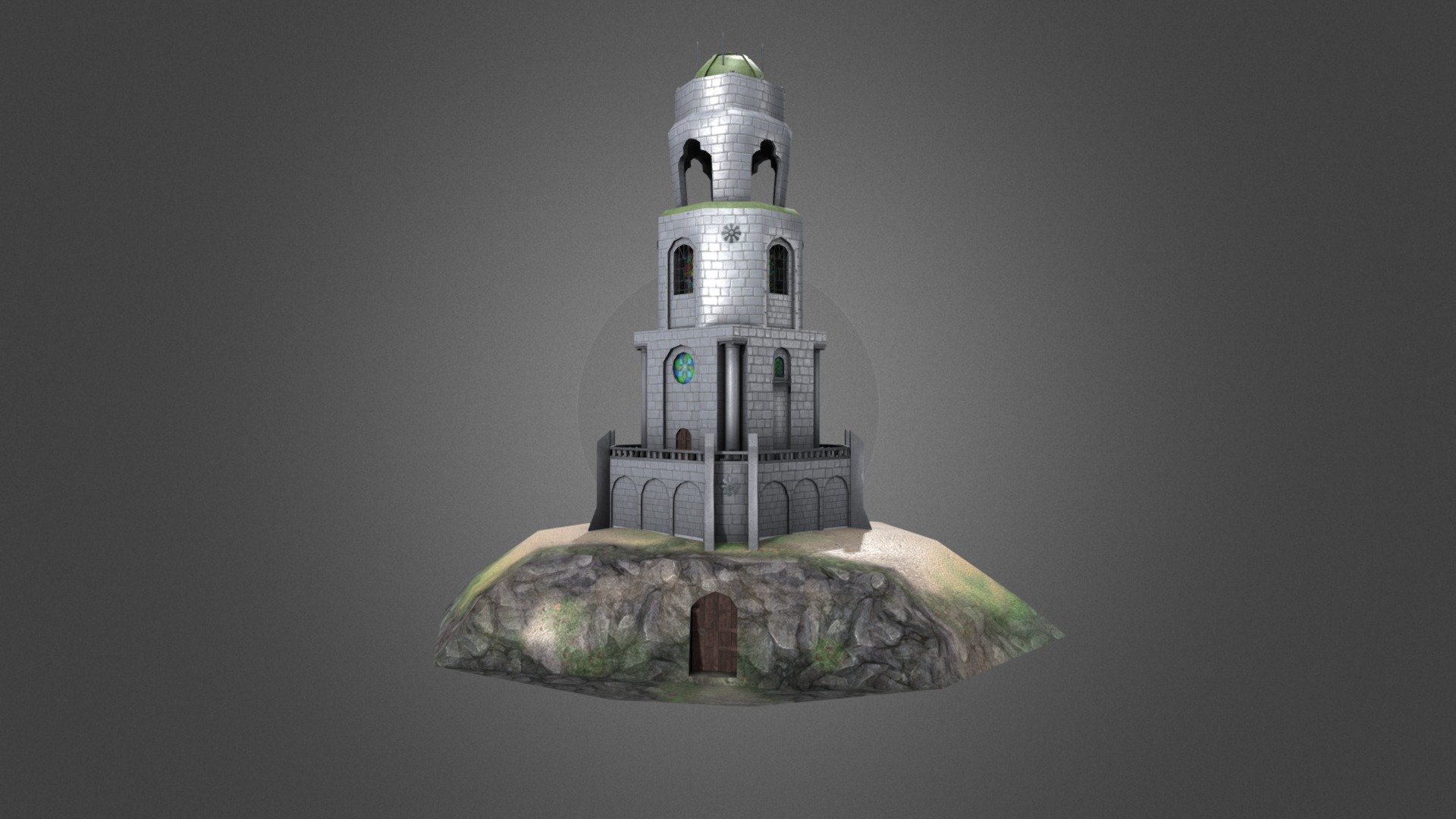 Medieval Tower Of Albion 3d model