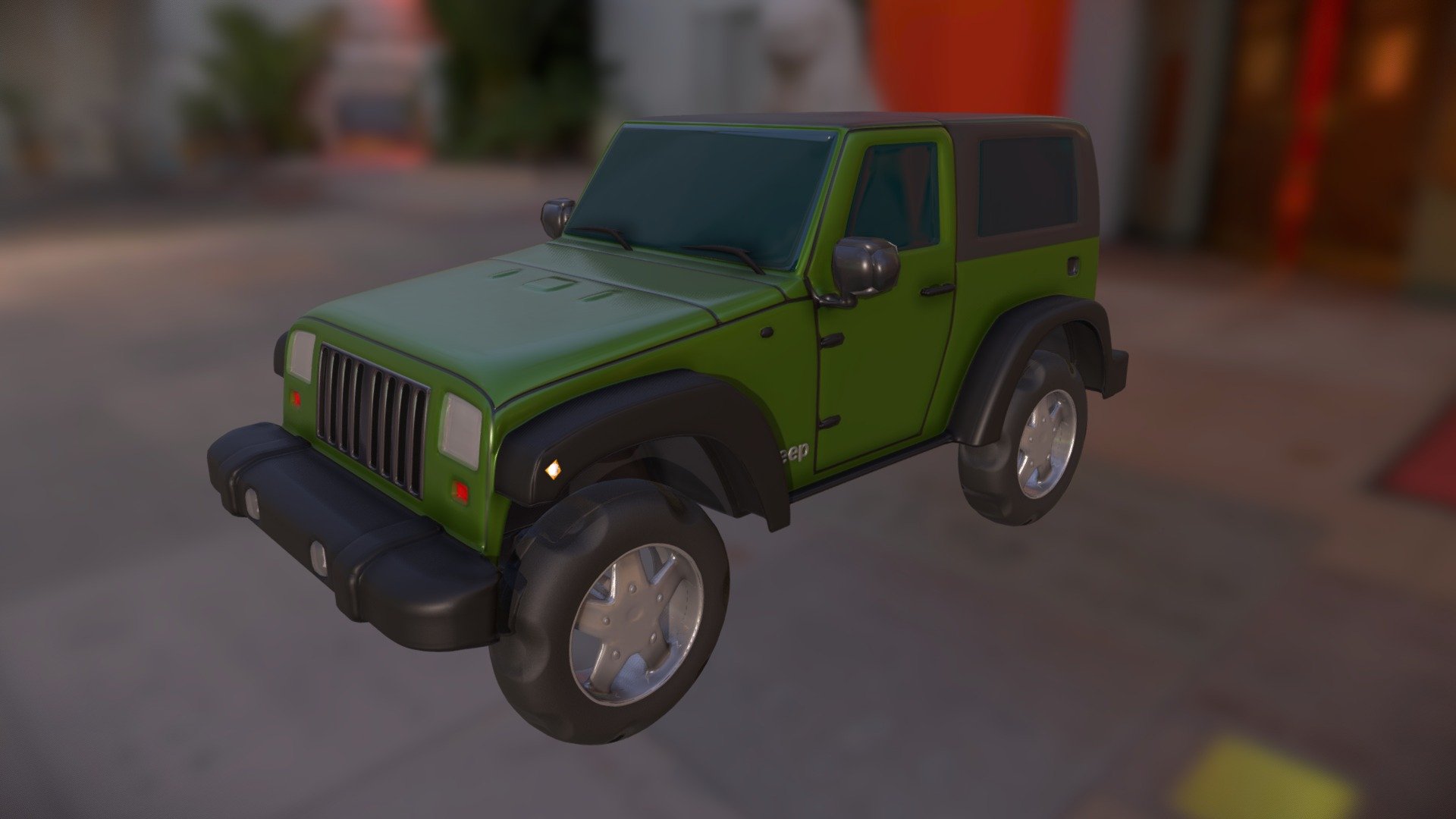 Jeep Wrangler 3d model