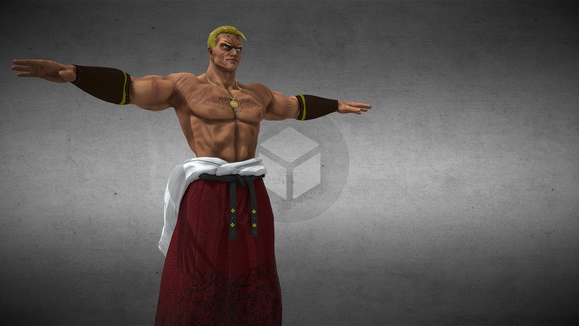 GEESE HOWARD, PERSONAGEM GAME / ACTION FIGURE 3d model