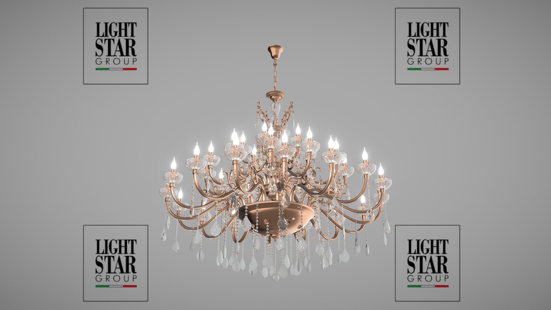 719368 Artifici Osgona chandelier 3d model