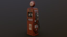 Old Gas Pump