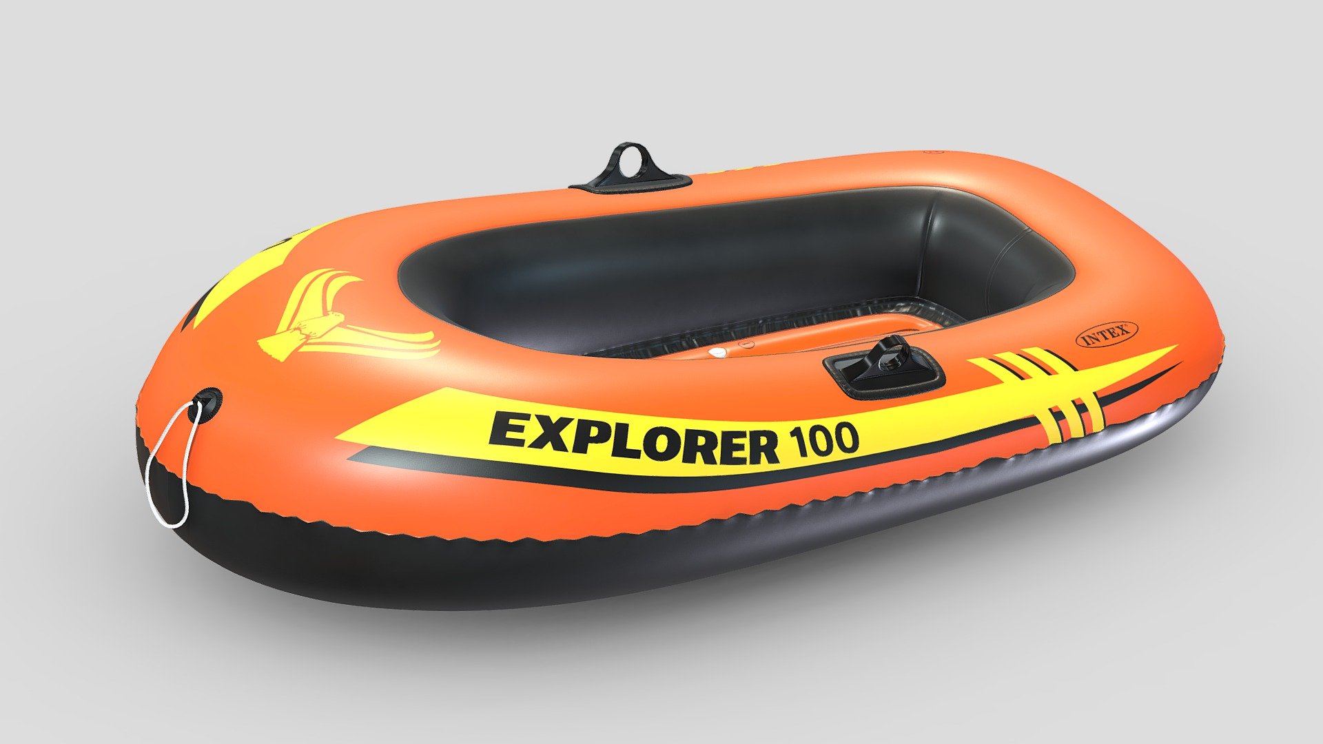 Intex Explorer 100 Inflatable Boat 3d model