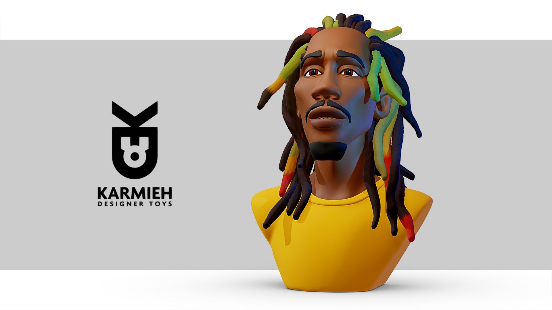 Bob Marley 3d model