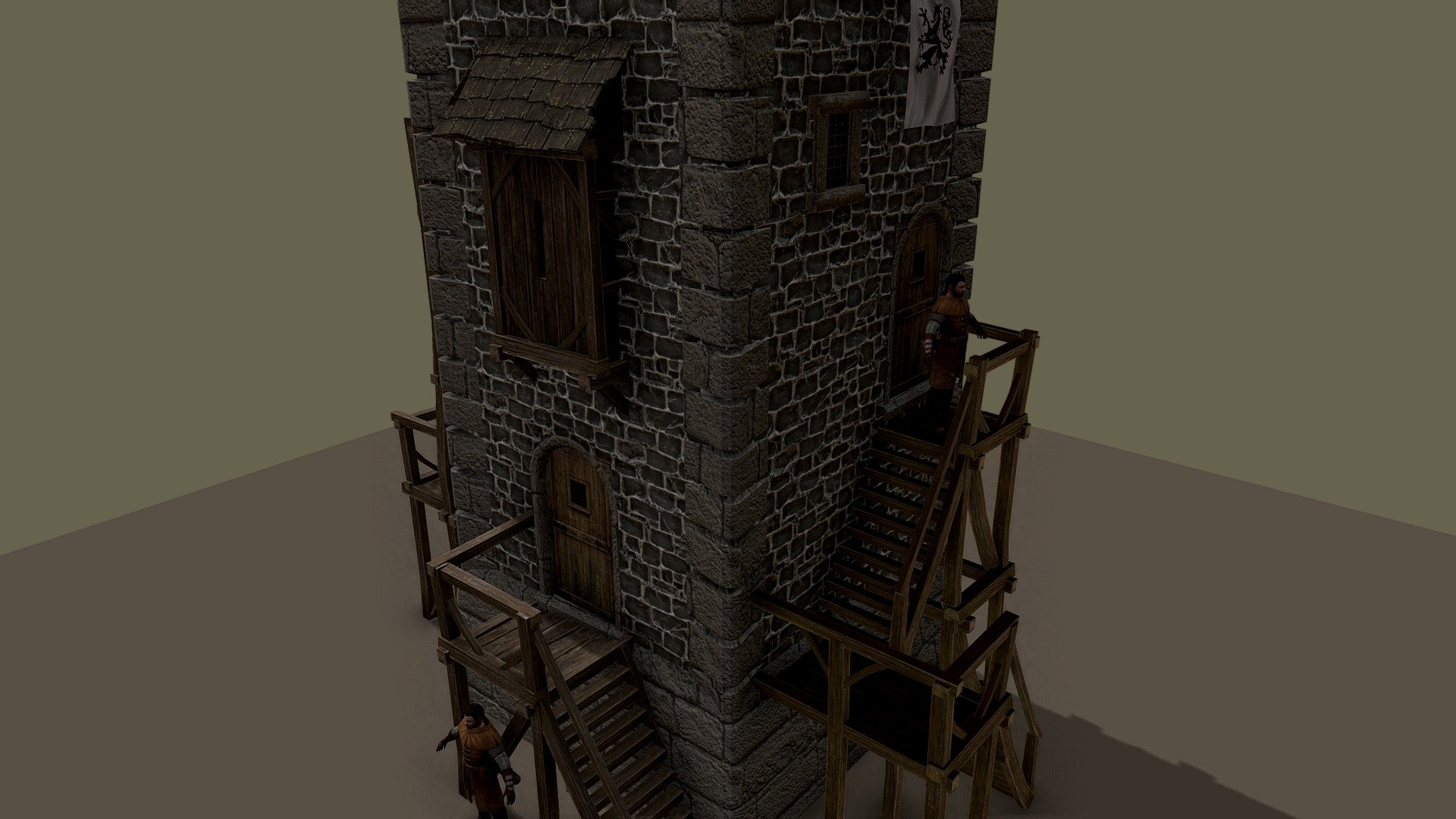 Tower Sketchfab 3d model