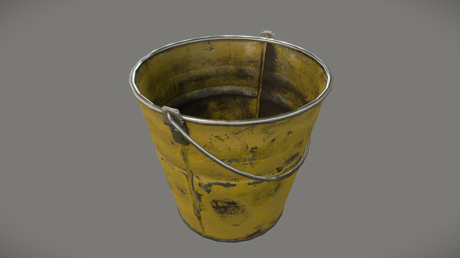 Yellow_Bucket 3d model