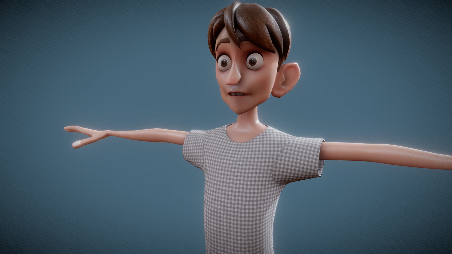 Cartoon character 3d model