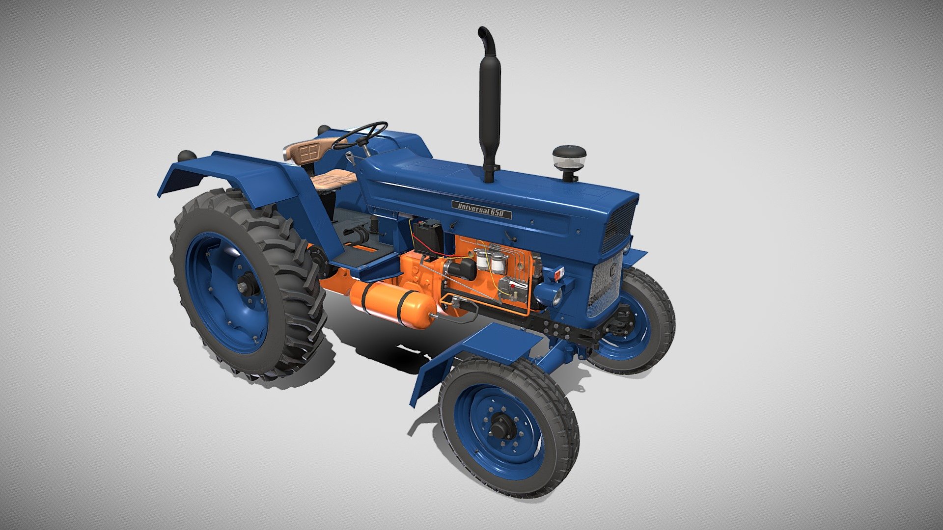 U650 Tractor v6 3d model