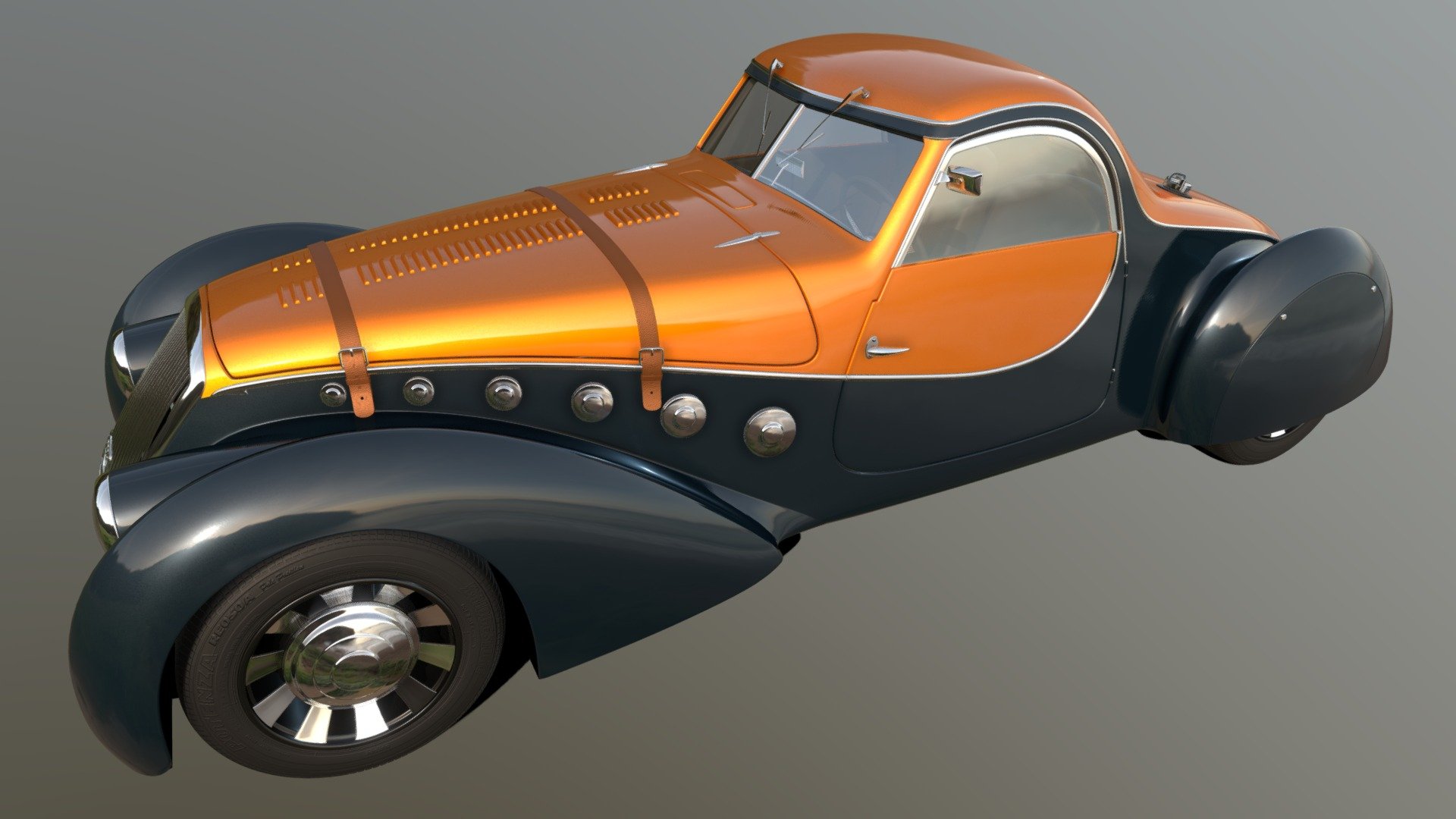 PEUGEOT DS 402 Yuxdesign 3d model