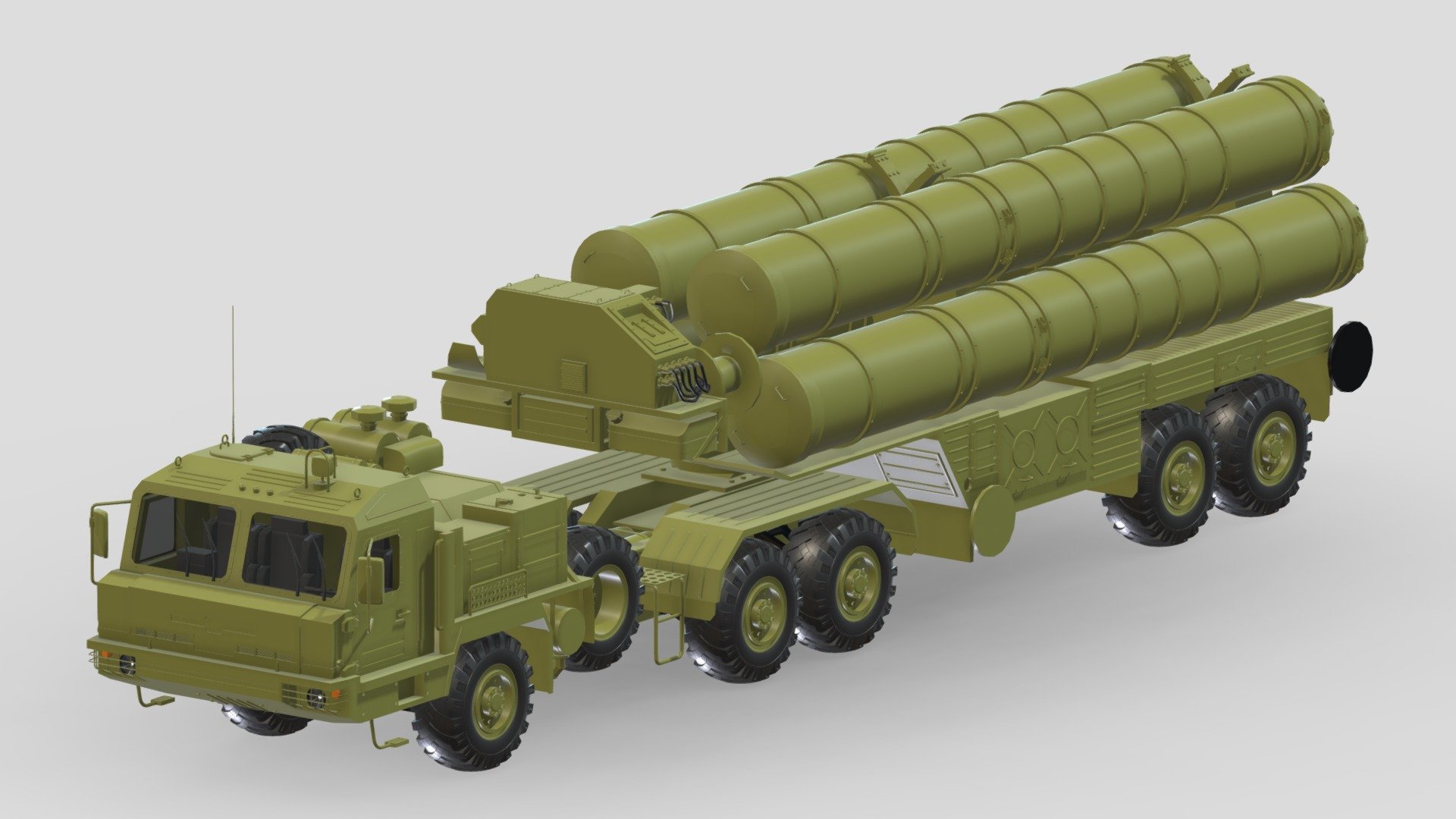 S-400 Triumf ( SA-21 ) 3d model