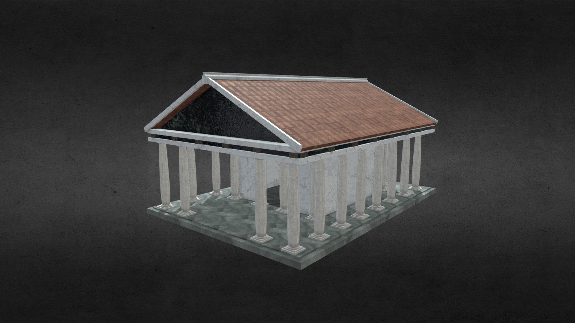 Greek Temple 3d model