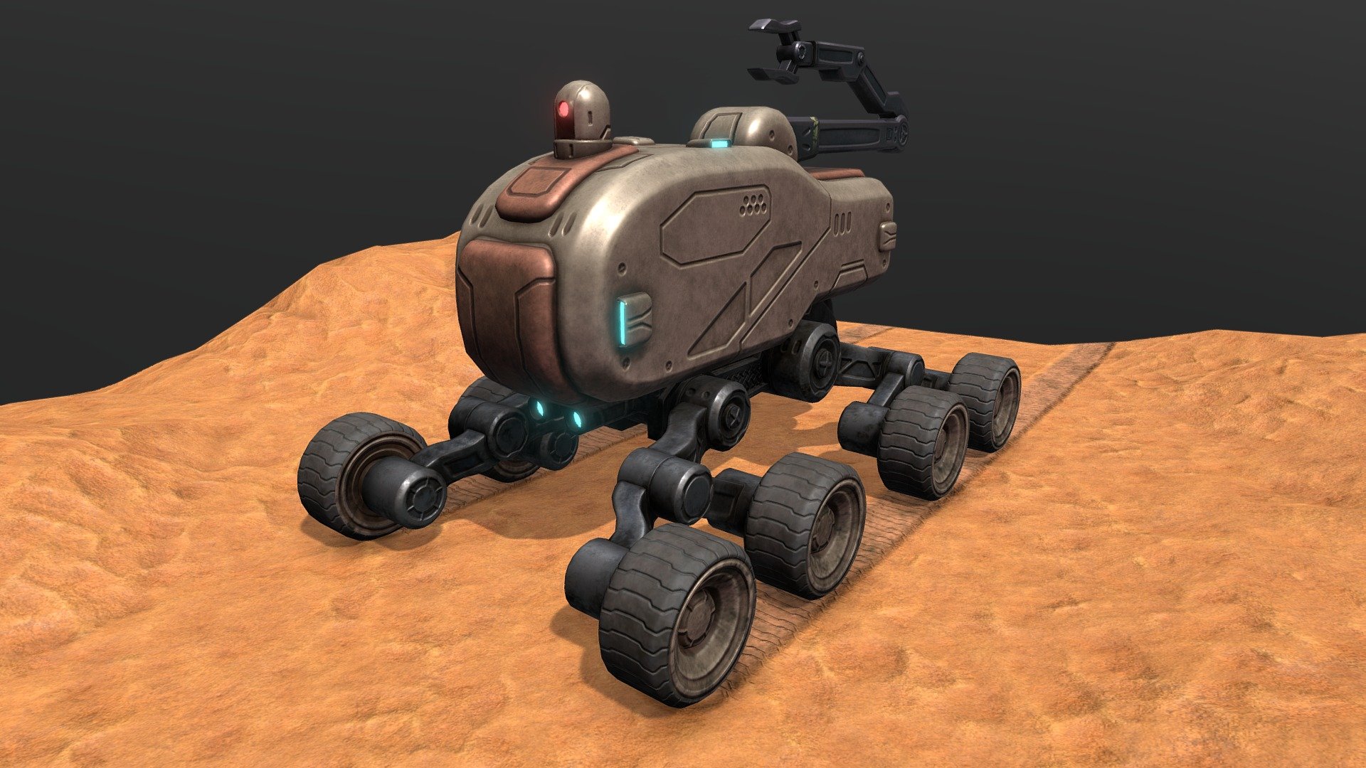 Mars Rover "Scorpion" 3d model