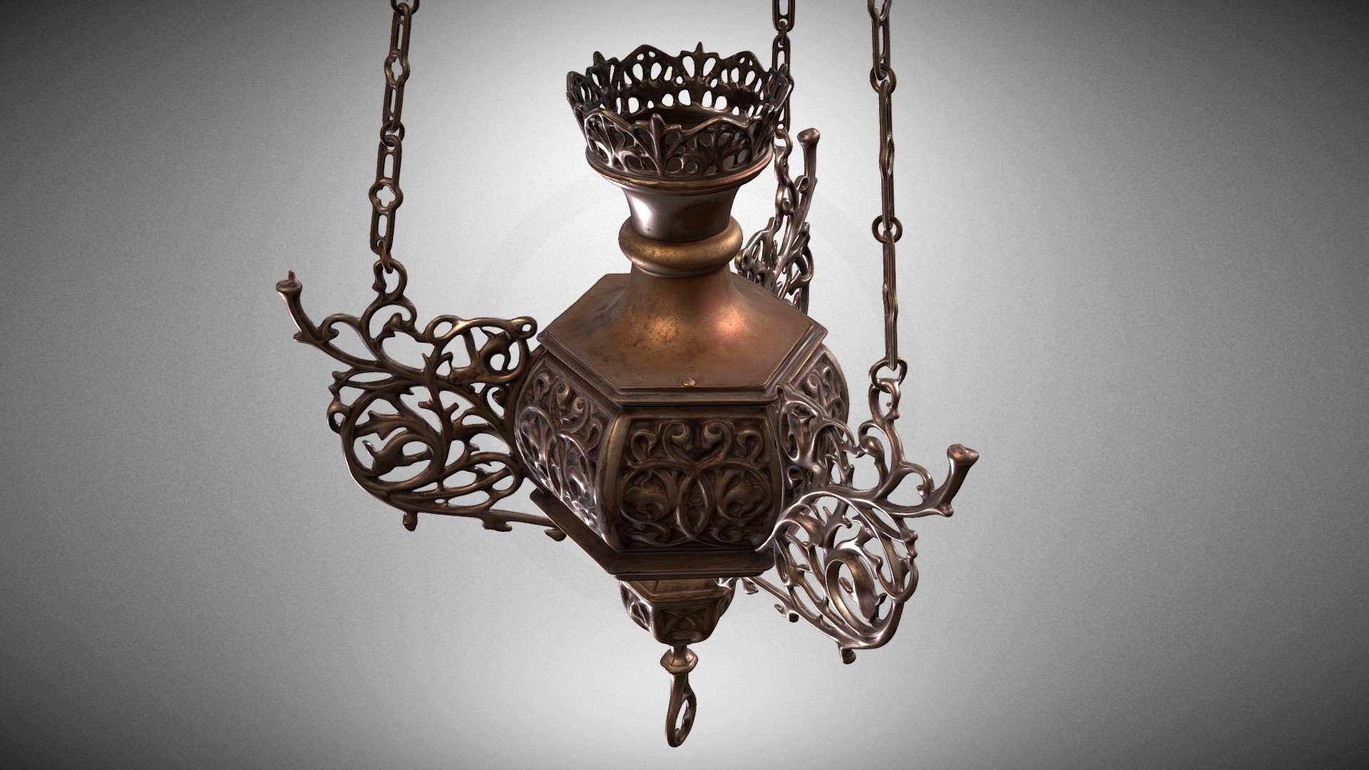 Ner Tamid Lamp 3d model