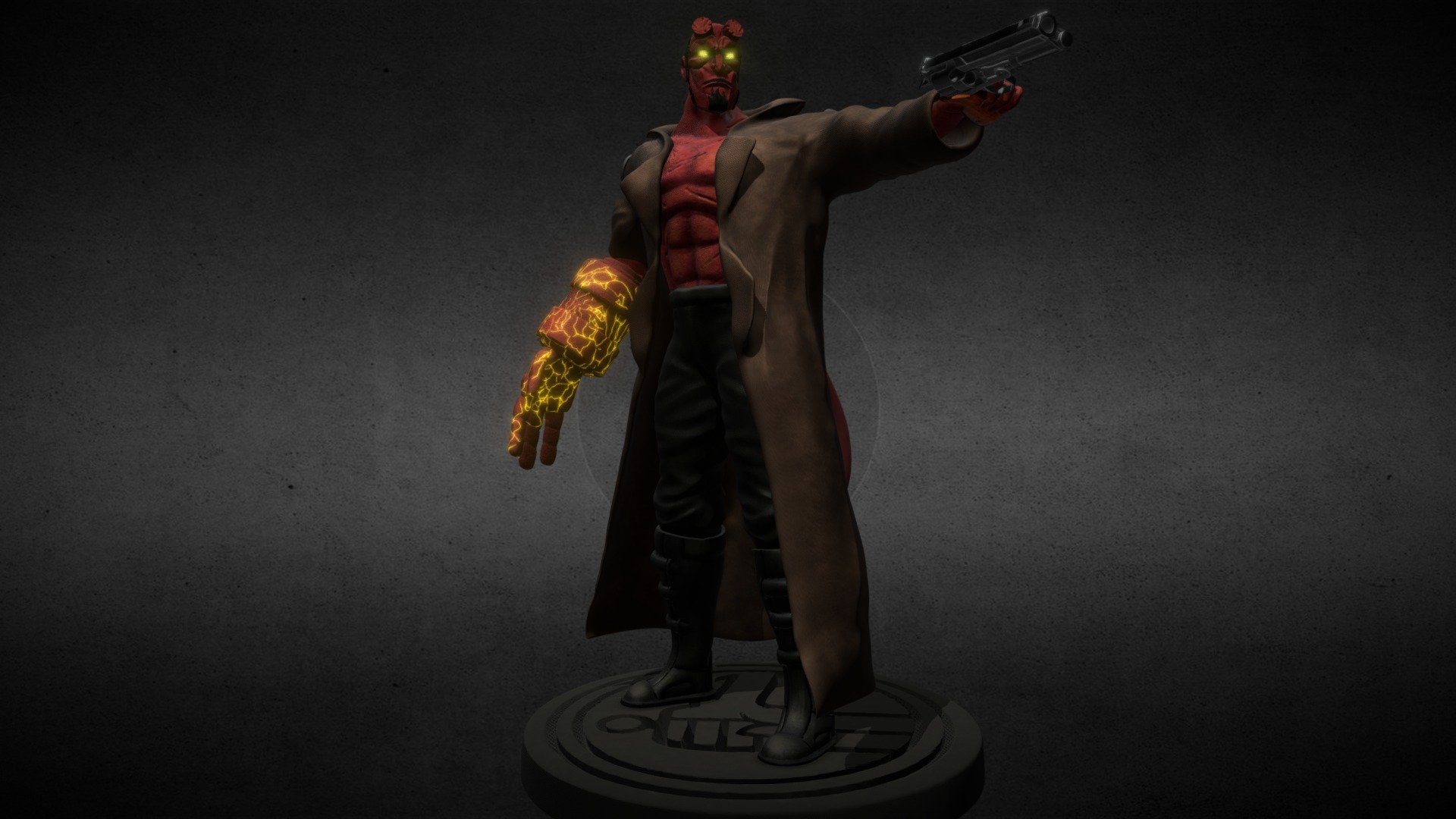 HellBoy 3d model