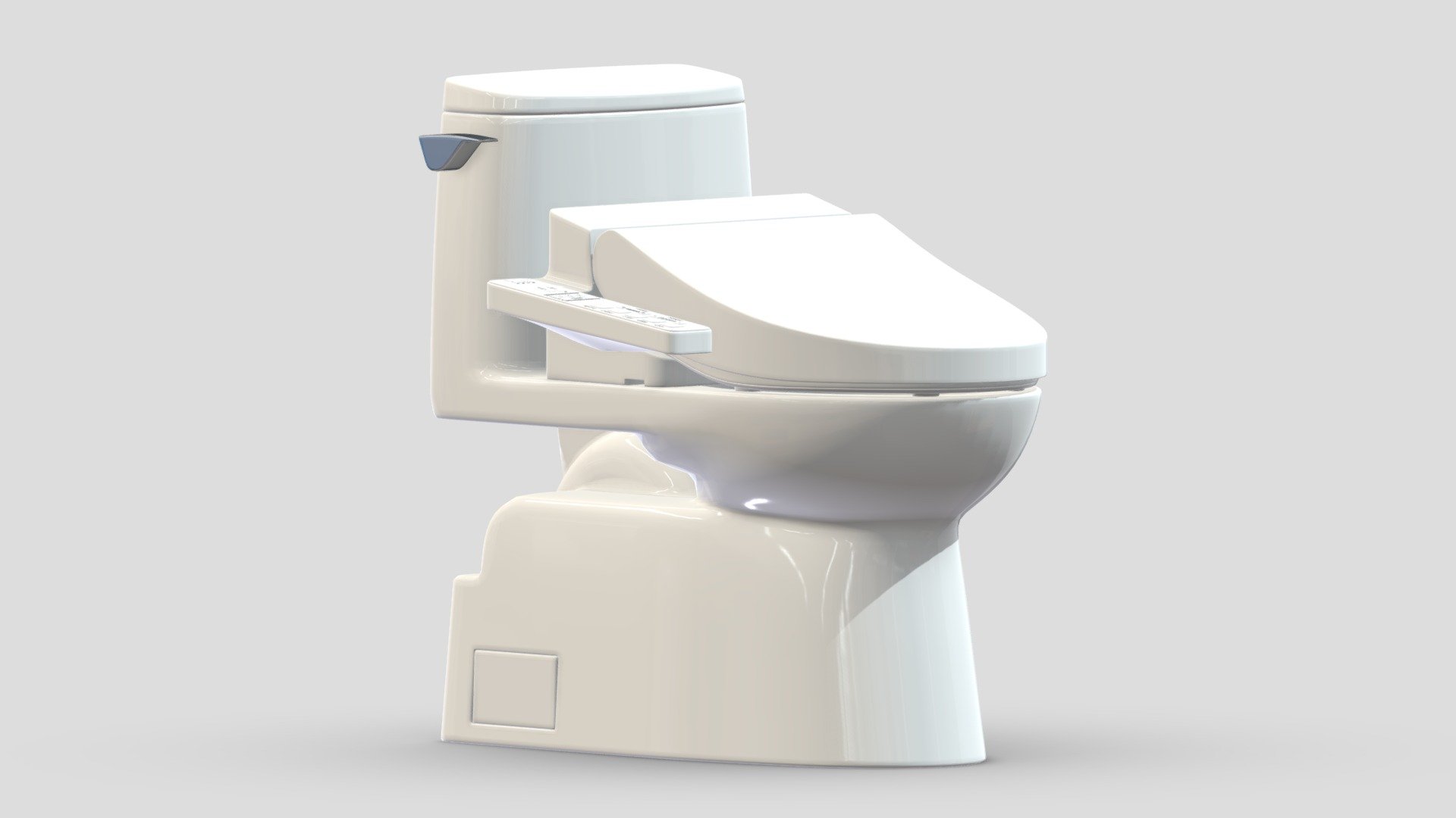 Carlyle C100 One-Piece Toilet 3d model