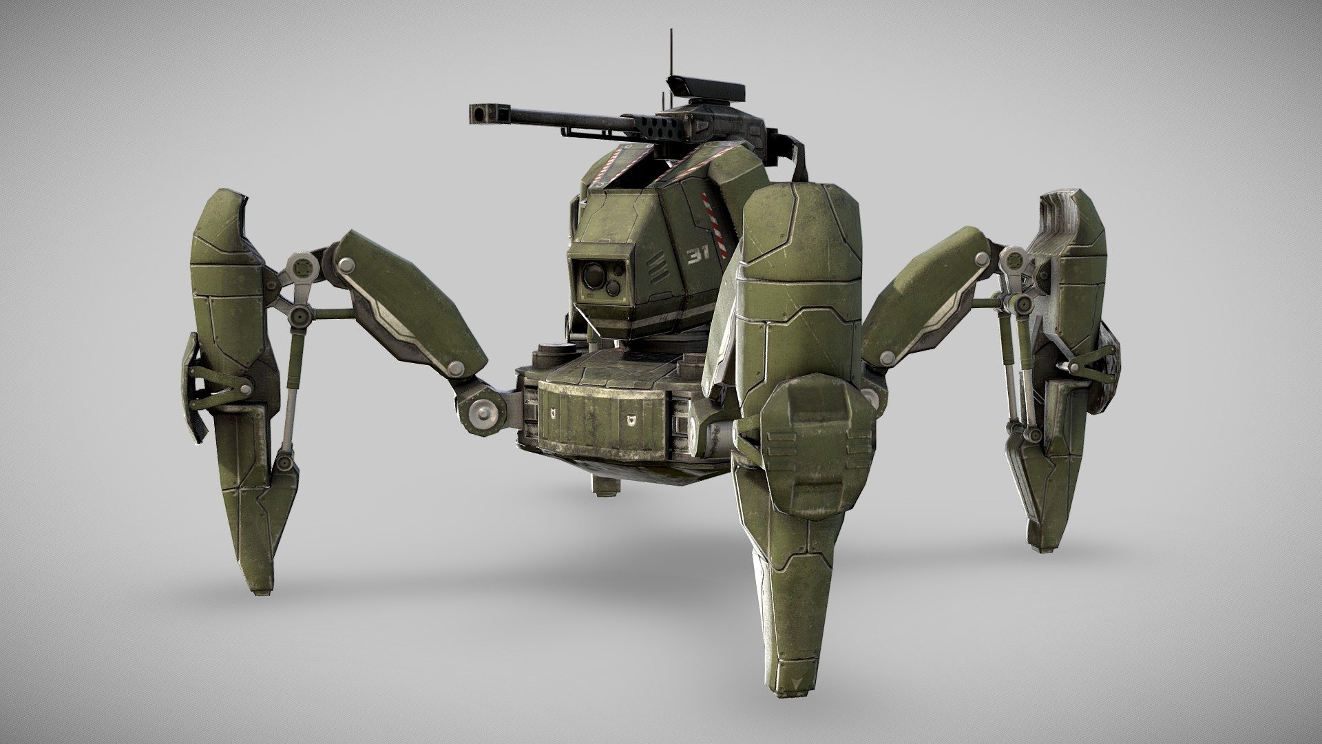 Hunter Mech 3d model