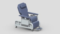 Medical Electric Reclining Chair PBR Realistic