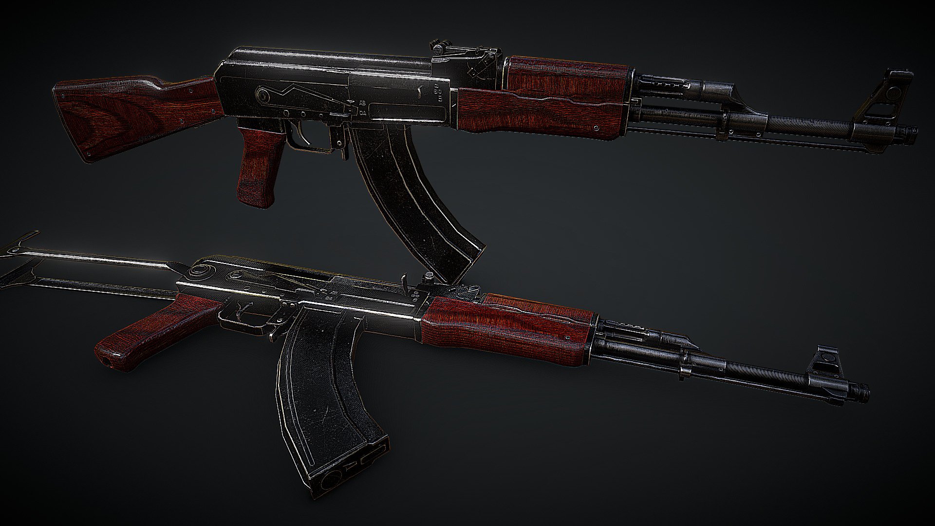 AK47 3d model