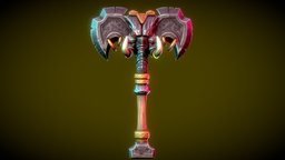 Stylized Elephant Axe