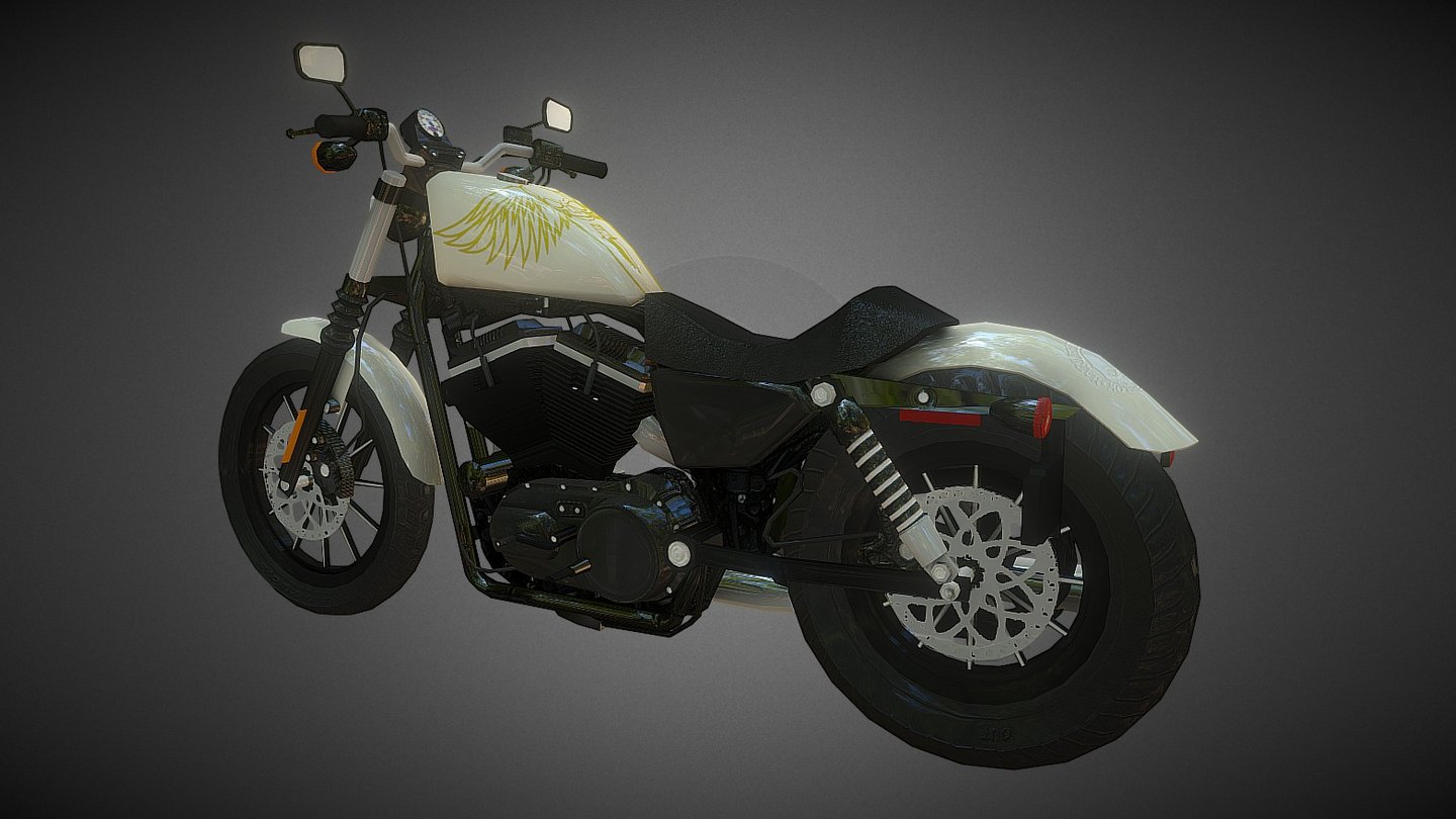 Harley Davidson sportster 3d model