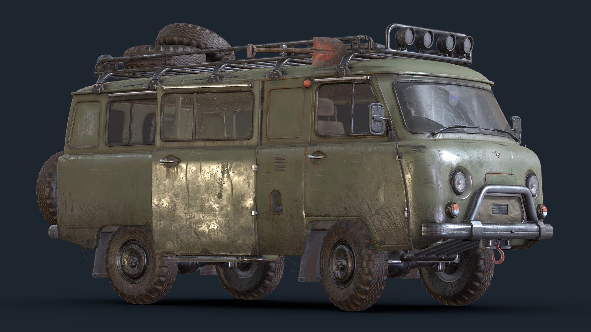 UAZ Bukhanka 3d model