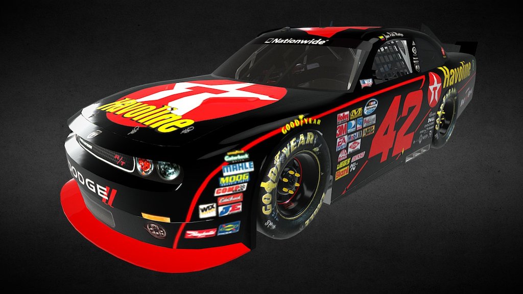 Dodge Challenger Nationwide Series 3d model