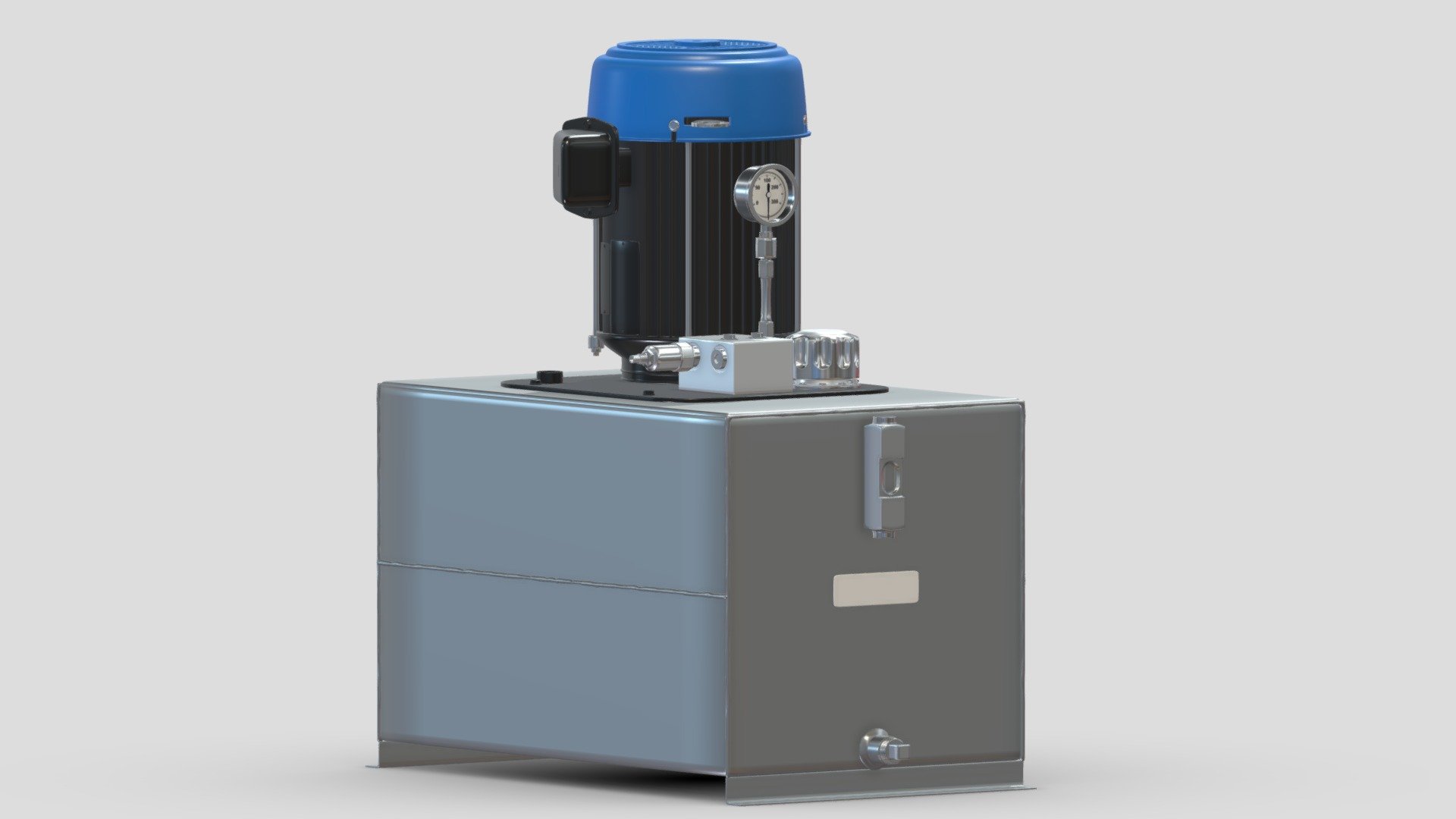 Haldex AC Hydraulic Power System Self-Contained 3d model