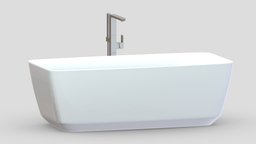 Flotation Freestanding Square Tub