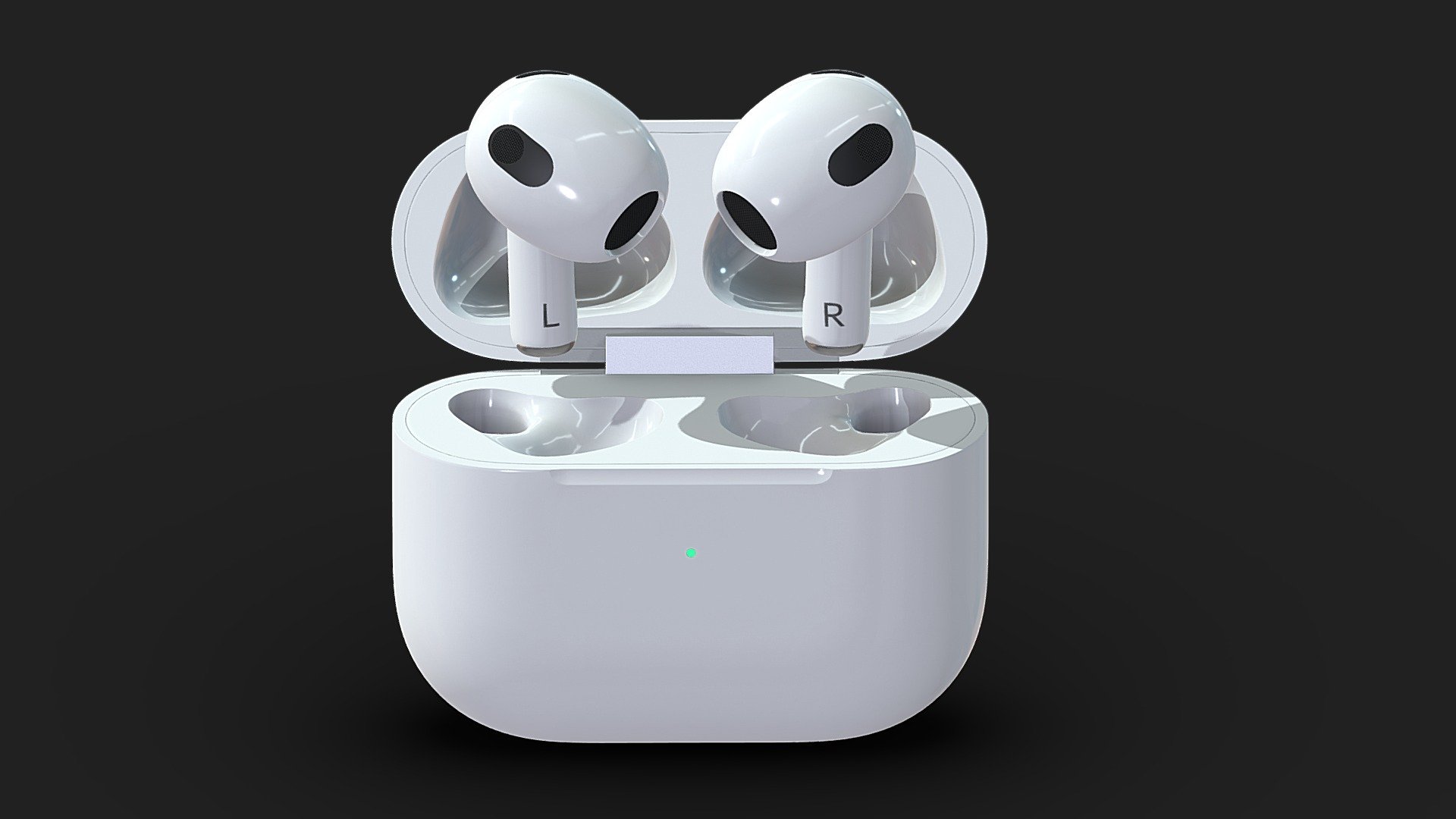 Apple Airpod 3 PBR Realistic 3d model