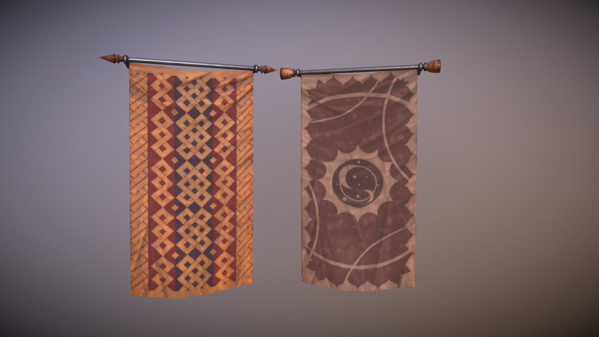 Tapestries 3d model