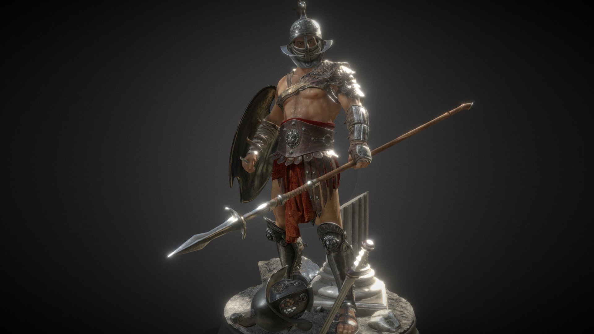 Gladiator Arena 3d model