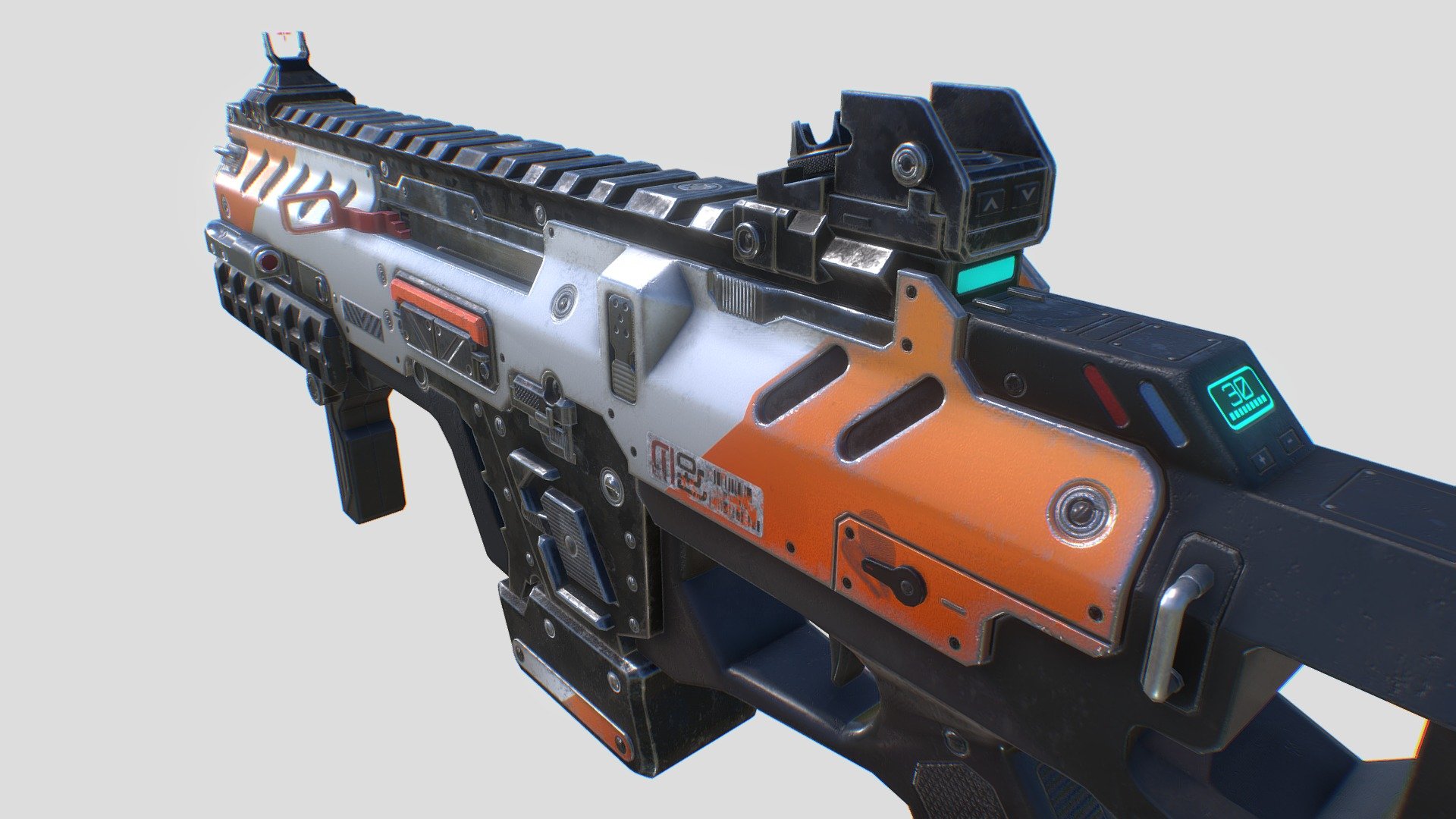 Titanfall2 CAR SMG 3d model