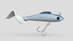 Facikono Lures for Bass Jig Head Soft Swimbait